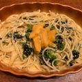 チェリチョコ's cooksnap of when they made のりとウニのカルボナーラ.