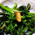 銀河のうさぎ's cooksnap of when they made 菜の花のにんにく炒め.