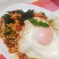 クックE7AY42☆'s cooksnap of when they made 調味料1つ★簡単なんちゃってガパオライス.
