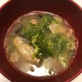 ゆかりりりー's cooksnap of when they made サバ缶de味噌汁.