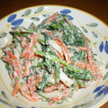 まんまるさくら's cooksnap of when they made 春菊と金時人参の白和え.
