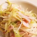 sugiさん's cooksnap of when they made 超シンプル☆長ネギとハムの和え物.