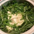 ＷａＴヒロコロ's cooksnap of when they made 手軽でヘルシー♪『水菜のポカポカ湯豆腐』.