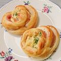 nanami_mu's cooksnap of when they made ハートの♡ふわふわハムロールパン.