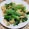 Lily322's cooksnap of when they made 油揚げと小松菜の中華炒め.
