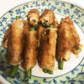 Tanabei☆'s cooksnap of when they made 豚ロースの野菜巻き しょうが焼き風.