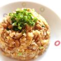 hiroerico's cooksnap of when they made 一人ご飯★納豆ツナチャーハン.