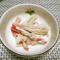 ジョングレ's cooksnap of when they made カニカマのわさびマヨ和え.