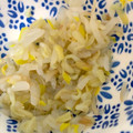 がんこママ♪'s cooksnap of when they made 離乳食後期　ゆでモヤシの鰹節かけ.