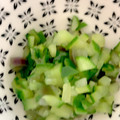 がんこママ♪'s cooksnap of when they made きゅうりとナスの胡麻和え★離乳食後期.