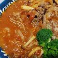 63pyon's cooksnap of when they made 簡単！牛肉とトマト缶のハヤシライス.