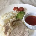 やすひい's cooksnap of when they made 炊飯器deチキンライス❤【カオマンガイ】.
