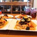 I♡BOY's cooksnap of when they made トマトと揚げナスの絶品パスタ.