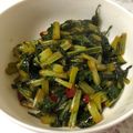 リラッコ♪'s cooksnap of when they made カブの葉 炒め煮.