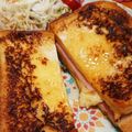 るる＊。's cooksnap of when they made チーズあふれる！クロックムッシュ風.