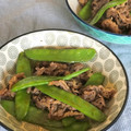 アンドーナツ☆'s cooksnap of when they made 簡単❀牛肉と絹さやの醤油炒め.