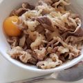 yuzukita's cooksnap of when they made 甘めの牛丼.