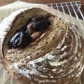 まことcafe's cooksnap of when they made 自家製酵母　カフェオレカンパーニュ.