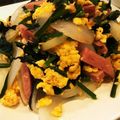 maac16's cooksnap of when they made 麺つゆでほうれん草とスパムのチャンプル.