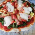 みぃお's cooksnap of when they made お好み焼き粉で♪お手軽ピザ.