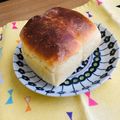梢もん's cooksnap of when they made １時間で完成！牛乳パックでレンジ食パン☆.