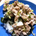 かぴーな's cooksnap of when they made カルシウムたっぷり♥小松菜と豚肉の中華丼.
