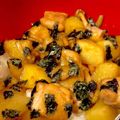 2みーちゃん's cooksnap of when they made 黄金比！鶏ももとジャガイモの照り焼き丼！.