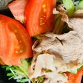 れにゃ♡♡'s cooksnap of when they made 茹でキャベツもやし豚こまのヘルシーサラダ.