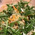 しょーばお's cooksnap of when they made 楽うま☆大根と水菜のシャキうまツナサラダ.