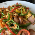 JANG♡'s cooksnap of when they made 簡単♫ピーマン ウインナー 卵炒め.