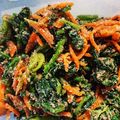 余裕なき2児の母's cooksnap of when they made めんつゆdeほうれん草と人参の胡麻和え.