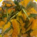 キャップとラム's cooksnap of when they made かぼちゃとニラの韓国風マリネ.