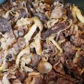 クック8YQSKM☆'s cooksnap of when they made 牛肉としめじの時雨煮.