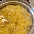 um♪'s cooksnap of when they made 卵入り あんかけ豆腐汁 お吸い物.
