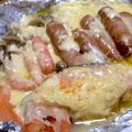 ∞ちぷ子∞'s cooksnap of when they made 味噌マヨ＆チーズでこってり鮭のホイル焼き.