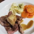 ながともみ's cooksnap of when they made 簡単★フォアグラのソテーロッシーニ風.