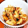 ボン７☆'s cooksnap of when they made 大葉の香り！竹の子のめんつゆバター炒め.