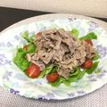 ☆こまっと☆'s cooksnap of when they made 冷やし牛肉しゃぶしゃぶ～♪.