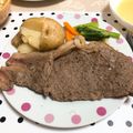 riri58's cooksnap of when they made 簡単♡ステーキの焼き方（ミディアムレア）.