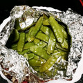うさうさまろん's cooksnap of when they made さやえんどうの丸ごと焼き.