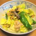Cook☆Lily's cooksnap of when they made キャベツと豚肉と獅子唐のごま酢味噌炒め♪.