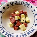 のんべぇヒロ's cooksnap of when they made カルパスとチーズと黒コショウのおつまみ.