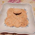 節約セレブ's cooksnap of when they made 子供のおやつ☆黒ゴマきなこせんべい.