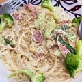さーーち90's cooksnap of when they made ＊バーニャカウダソースでクリームパスタ＊.