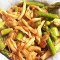 seacomet's cooksnap of when they made アスパラとエリンギのオイスターソース炒め.