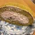 sumikura's cooksnap of when they made 抹茶のロールケーキ♪あずきクリーム♪.