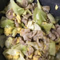 こりんママ8's cooksnap of when they made 春キャベツと豚肉のふわふわ卵炒め.