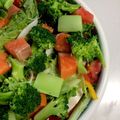 クック75J0LW☆'s cooksnap of when they made 栄養満点♫サーモンサラダ.