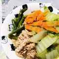 まぶたん's cooksnap of when they made ツナと白菜・三度豆（いんげん）の煮物♪.