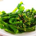 なおきんとん's cooksnap of when they made 菜の花としめじのごま和え.